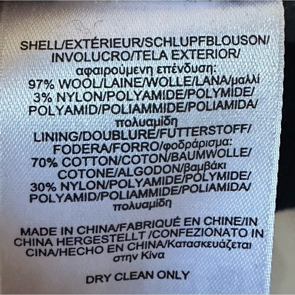 BROOKS BROTHERS STRETCH WOOL WRAP EFFECT NAVY DRESS SIZE 8 - Picture 14 of 14